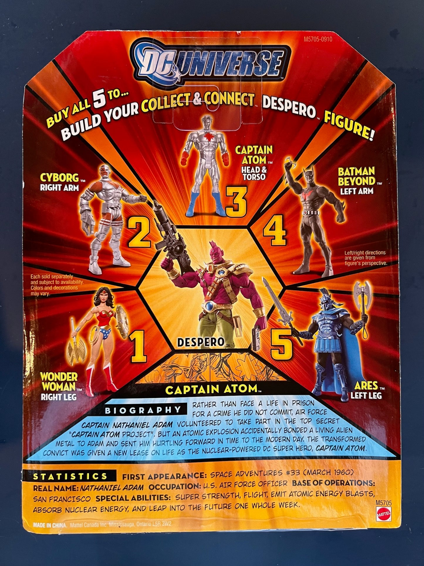 DC Universe Classics Captain Atom Gold Variant Wave 4