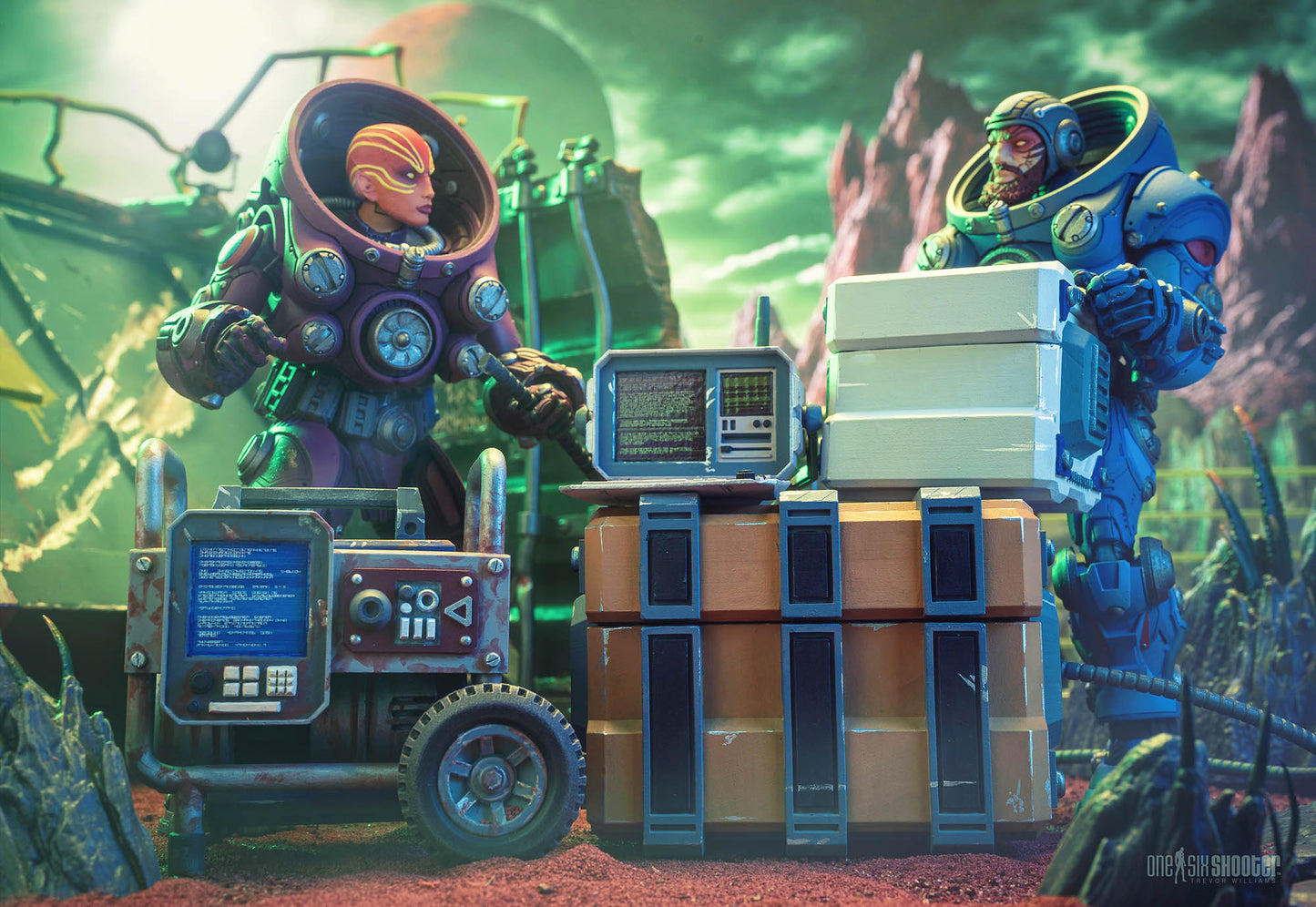 Cosmic Legions Campside Cargo & Communications Collection - OxKrewe Thraxxon