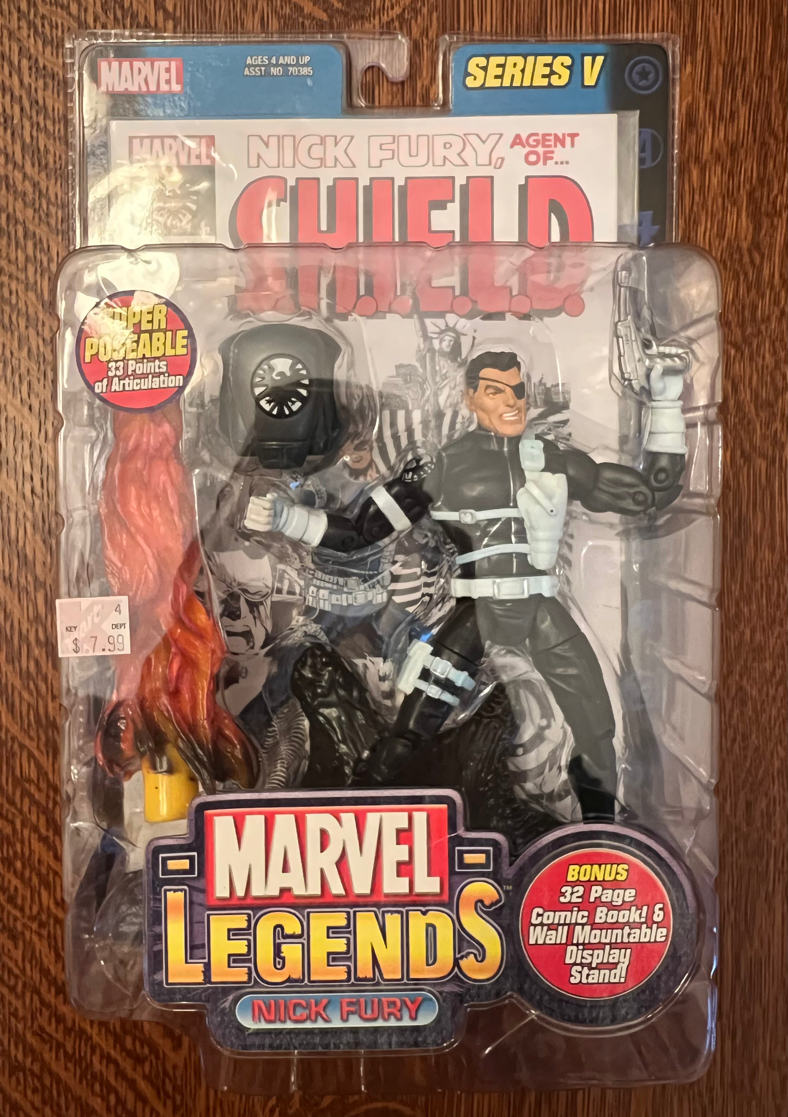 MARVEL LEGENDS NICK FURY フィギュア Amazon.com: Marvel Captain Marvel 6-inch Legends Nick Fury