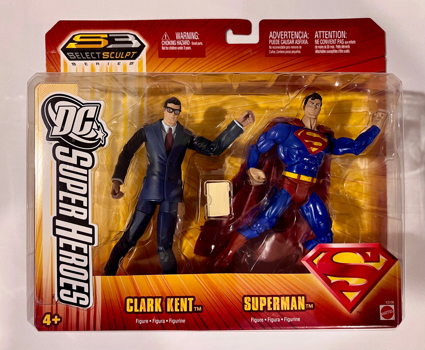 DC Super Heroes S3 Clark Kent and Superman