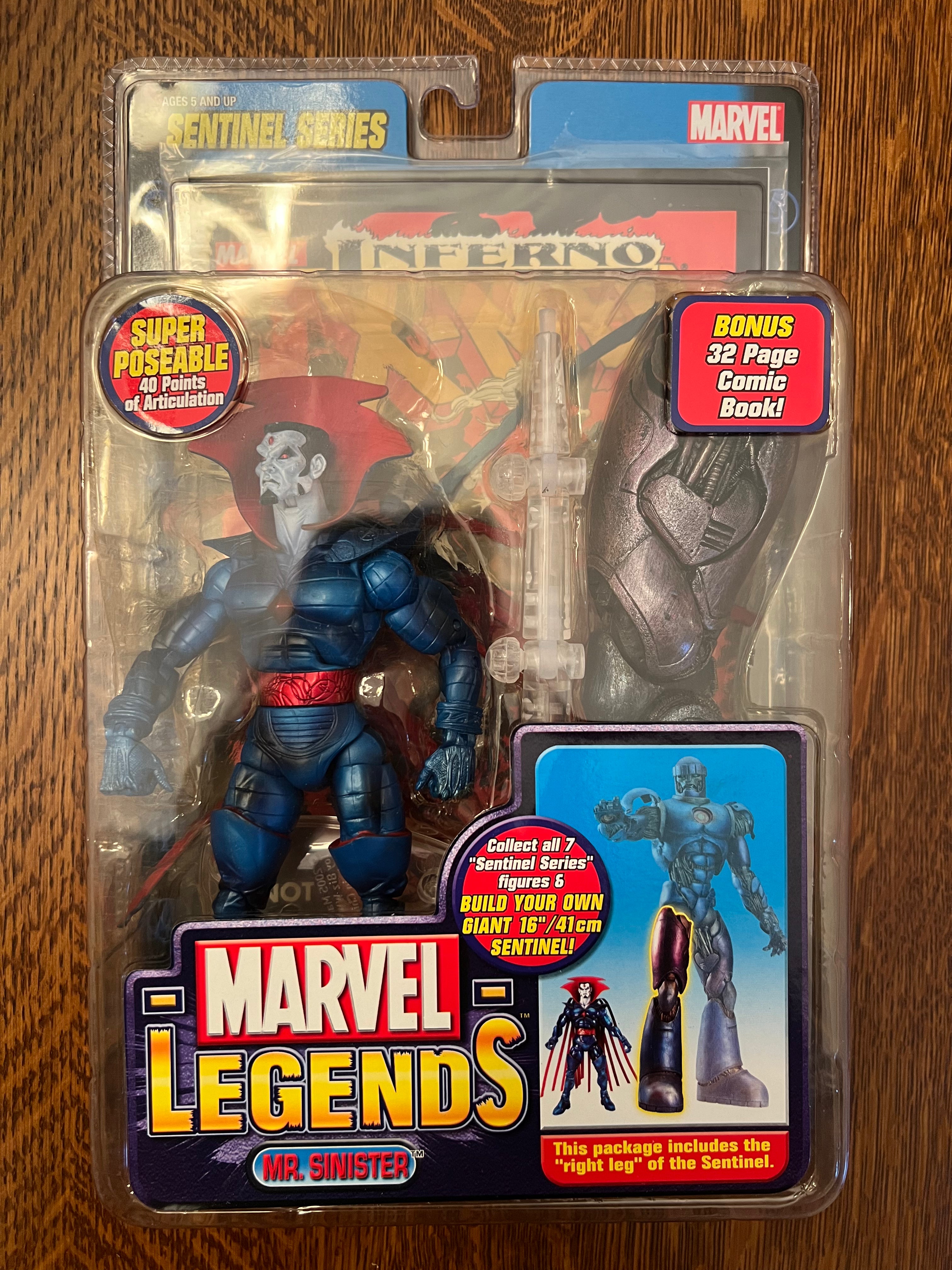 アメコミ HASBRO MARVEL LEGENDS MISTER SINISTER Marvel Legends Mister Sinister Wendigo Build A