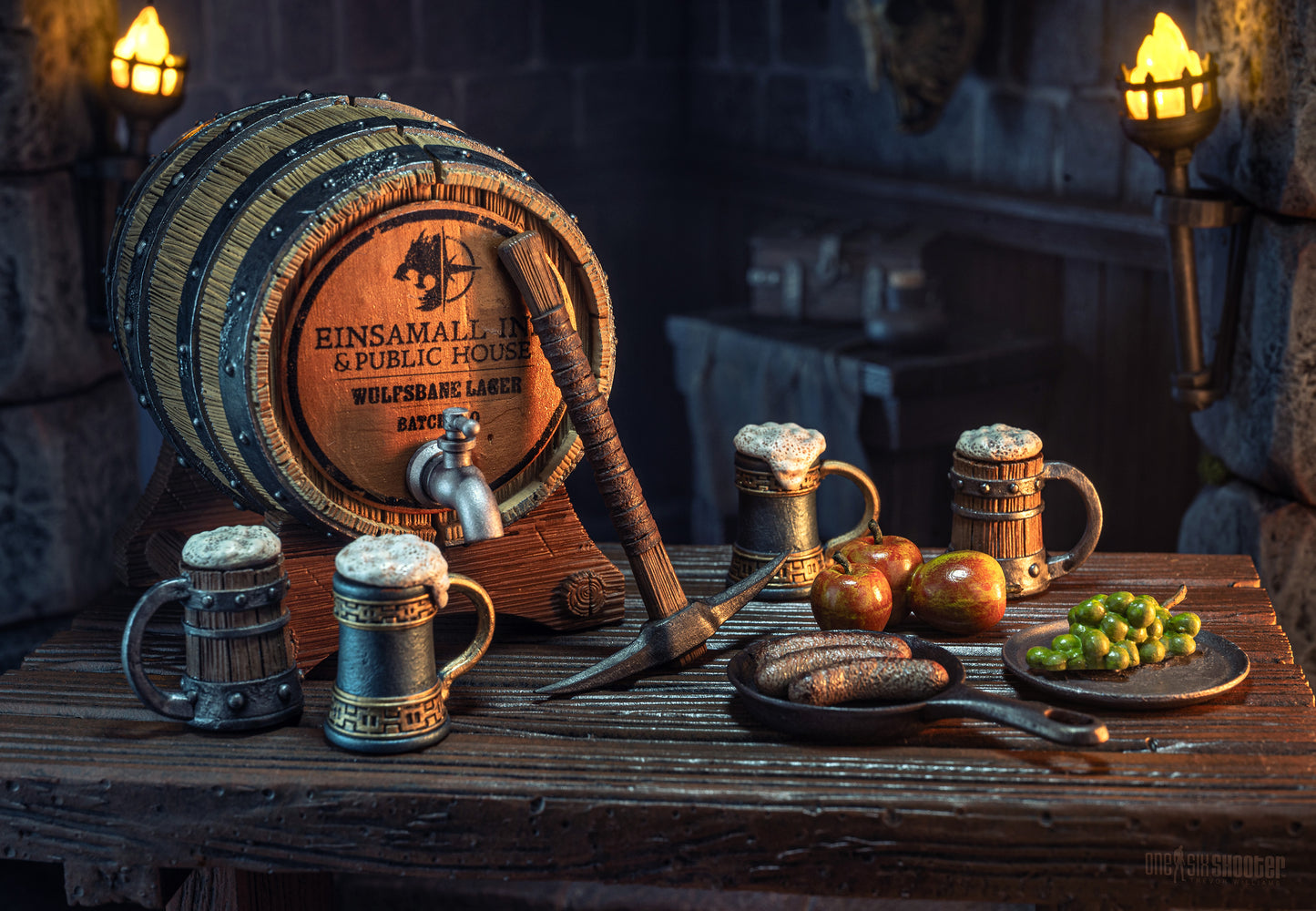 Mythic Legions Horror of Einsamall Inn and Public House Accessory Set PREORDER