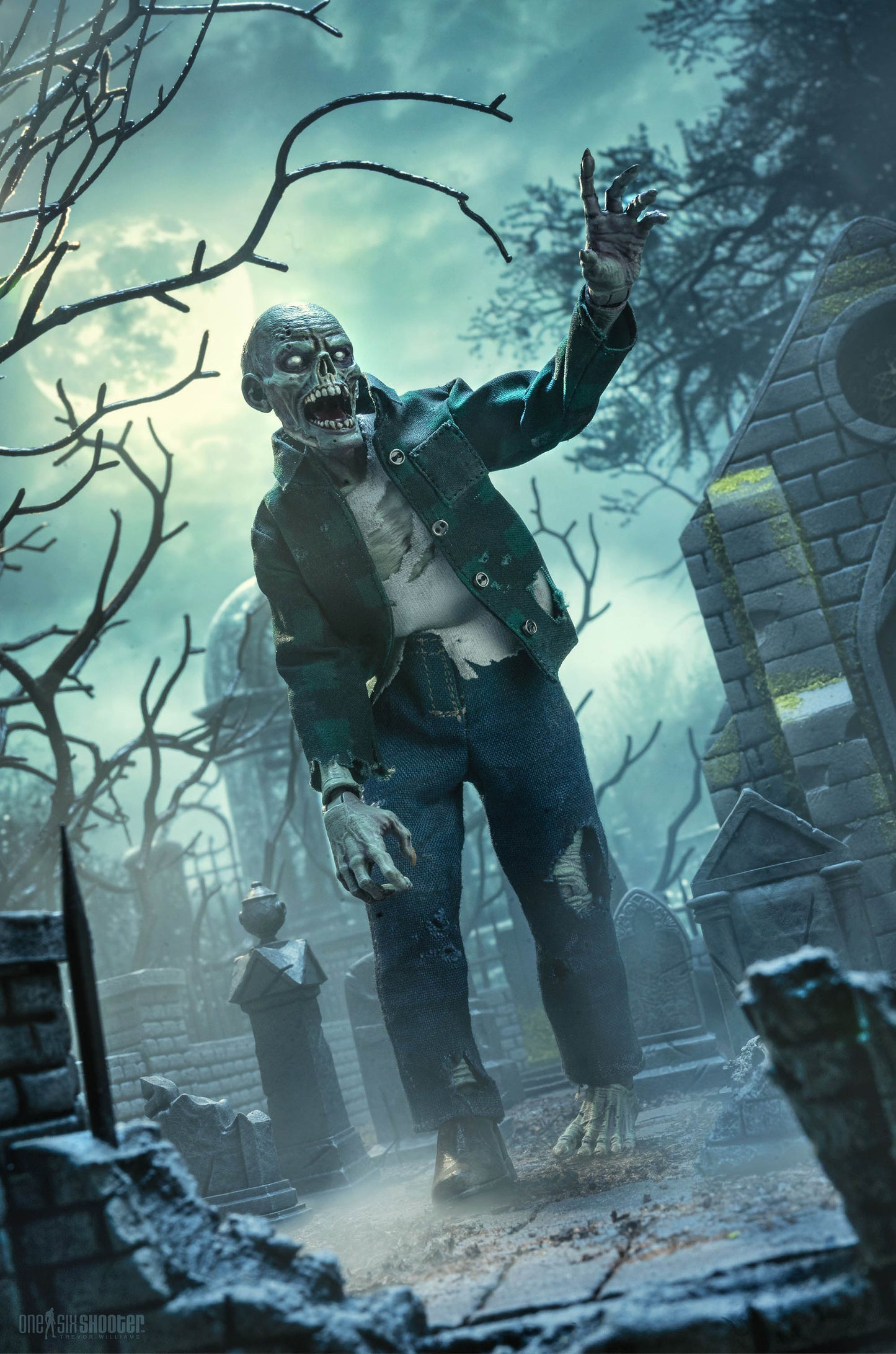 Graveyard Zombies Worker Zombie Figure (Male) PREORDER
