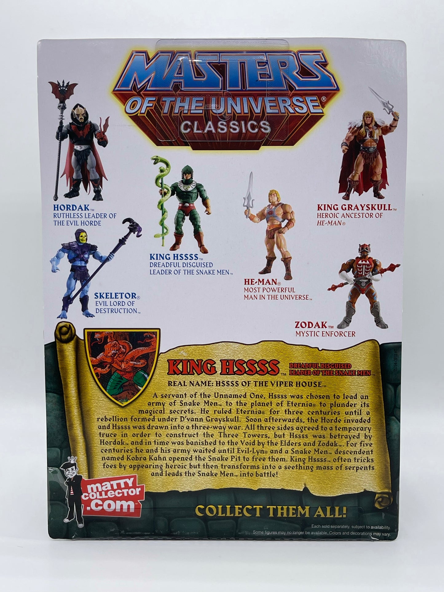 Masters of the Universe Classics King Hssss