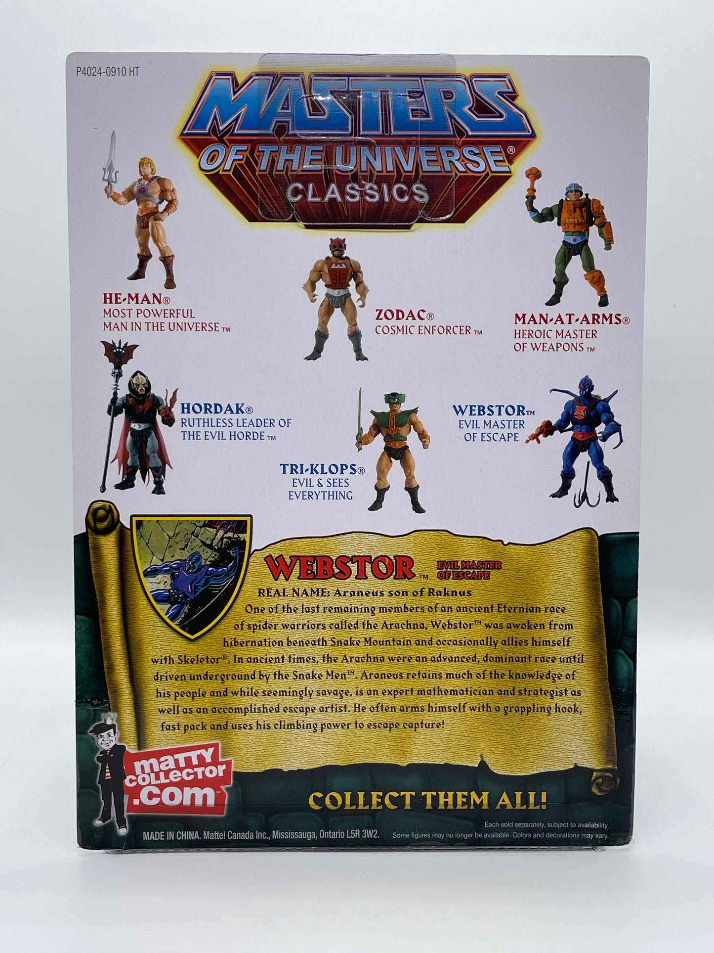 Masters of the Universe Classics Webstor