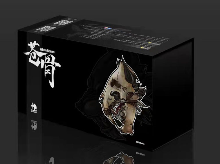 White Bone Wolf (White) 1/12 Scale Figure by D20STUDIO