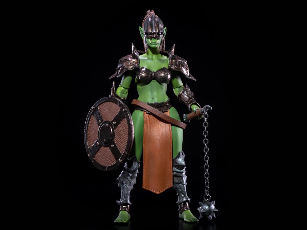 Mythic Legions Tactics: War of the Aetherblade Forge Founders Female Orc Deluxe Legion Builder Figure (With Bonus)