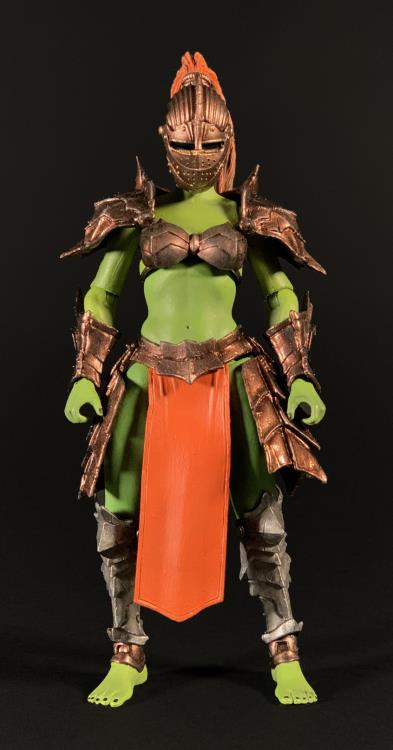 Mythic Legions Tactics: War of the Aetherblade Forge Founders Female Orc Deluxe Legion Builder Figure (With Bonus)