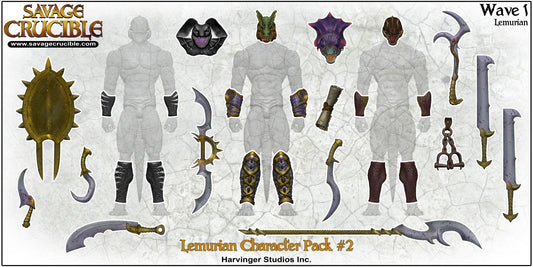 Savage Crucible Lemurian Character Pack No.2 - PREORDER