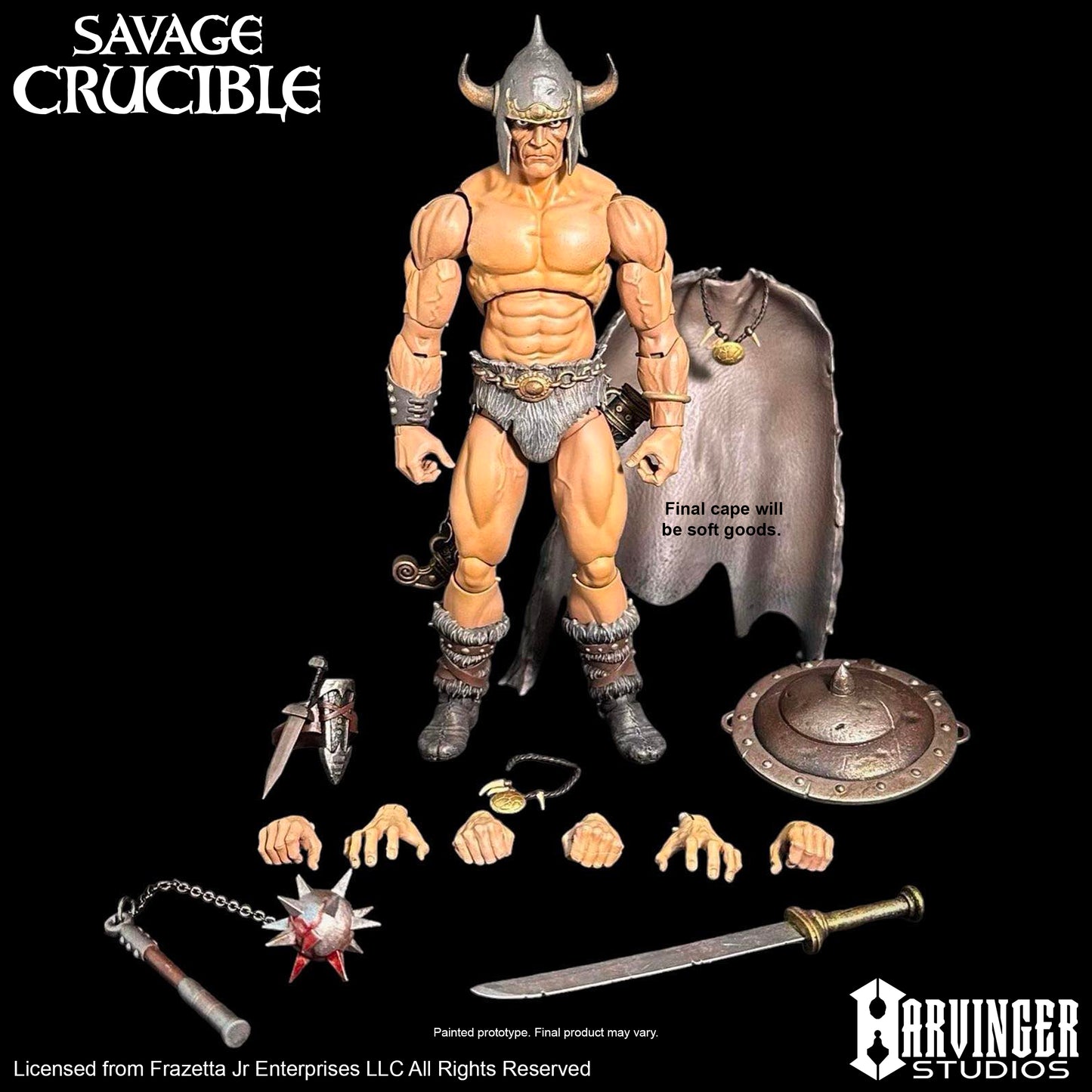 Savage Crucible Wave 2  - Frazettas Warrior with Ball & Chain PREORDER