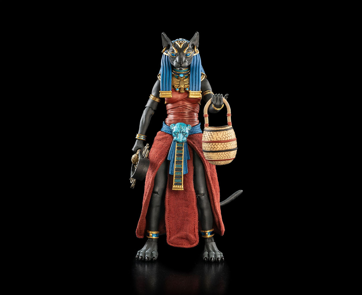 Figure Obscura Retailer Exclusive Black and Red Bastet -  PREORDER