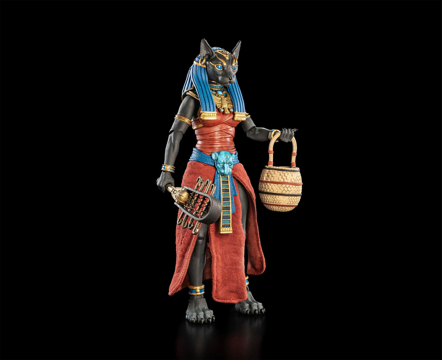 Figure Obscura Retailer Exclusive Black and Red Bastet -  PREORDER