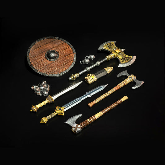 Mythic Legions Rising Sons Barbarian Weapons Pack PREORDER