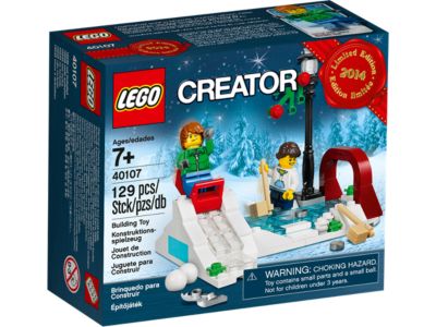 40107 LEGO Christmas Winter Skating Scene
