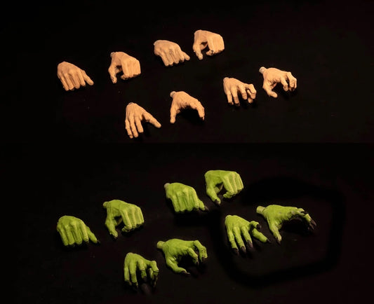 Mythic Legions Poxxus Hand Pack (Human & Goblin 2.0 Bodies)