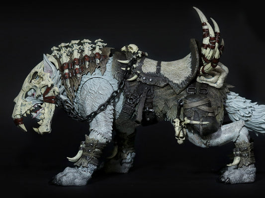 White Bone Wolf (White) 1/12 Scale Figure by D20STUDIO